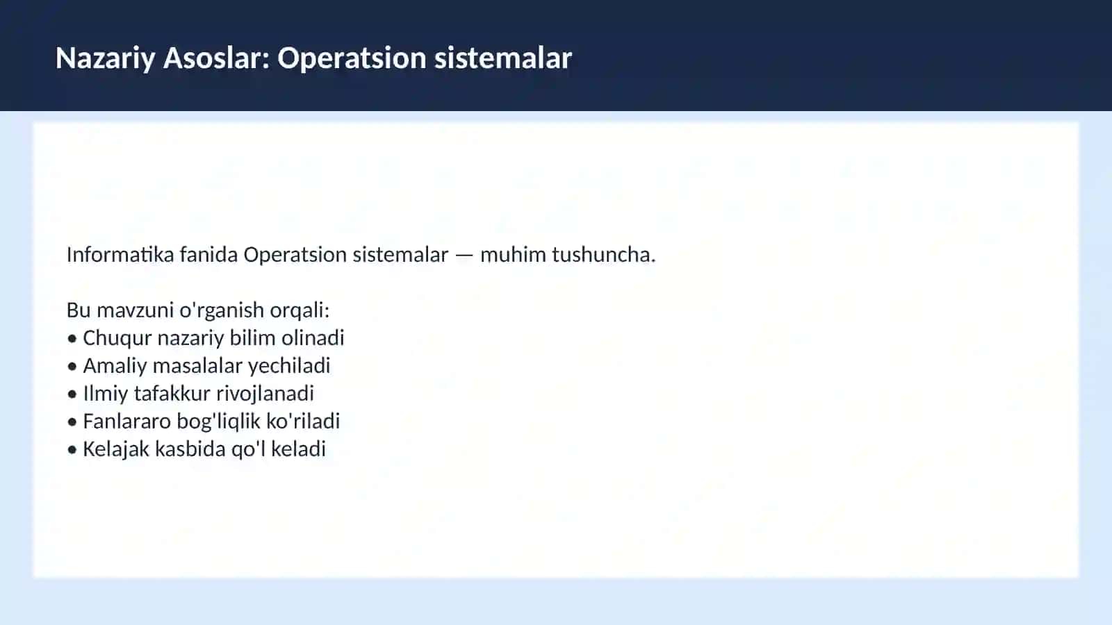 Kompyuter tarixi dars ishlanma 3