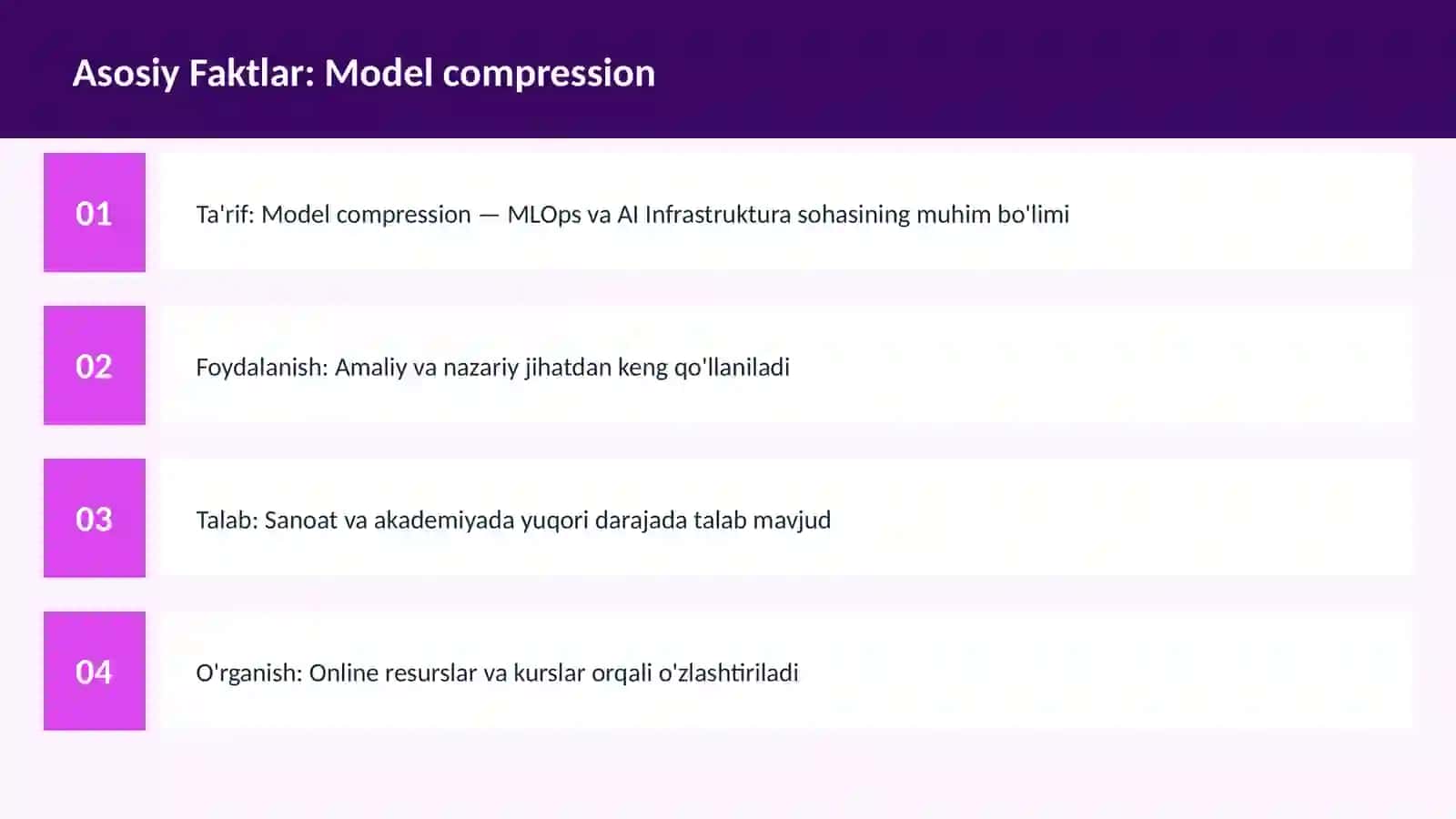 Model compression 3