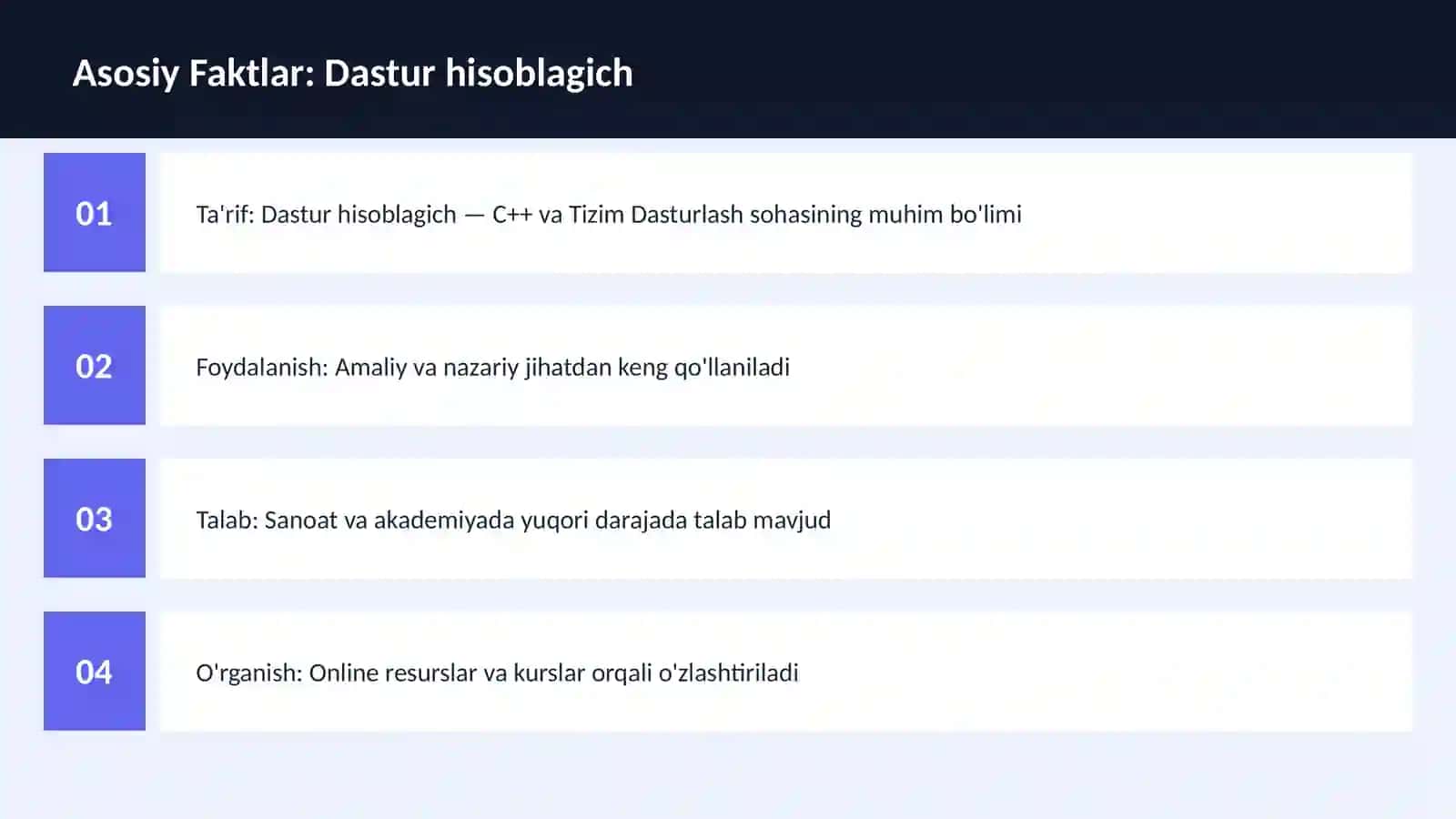 Dastur hisoblagich 3