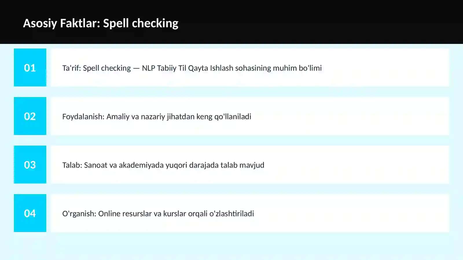 Spell checking 3
