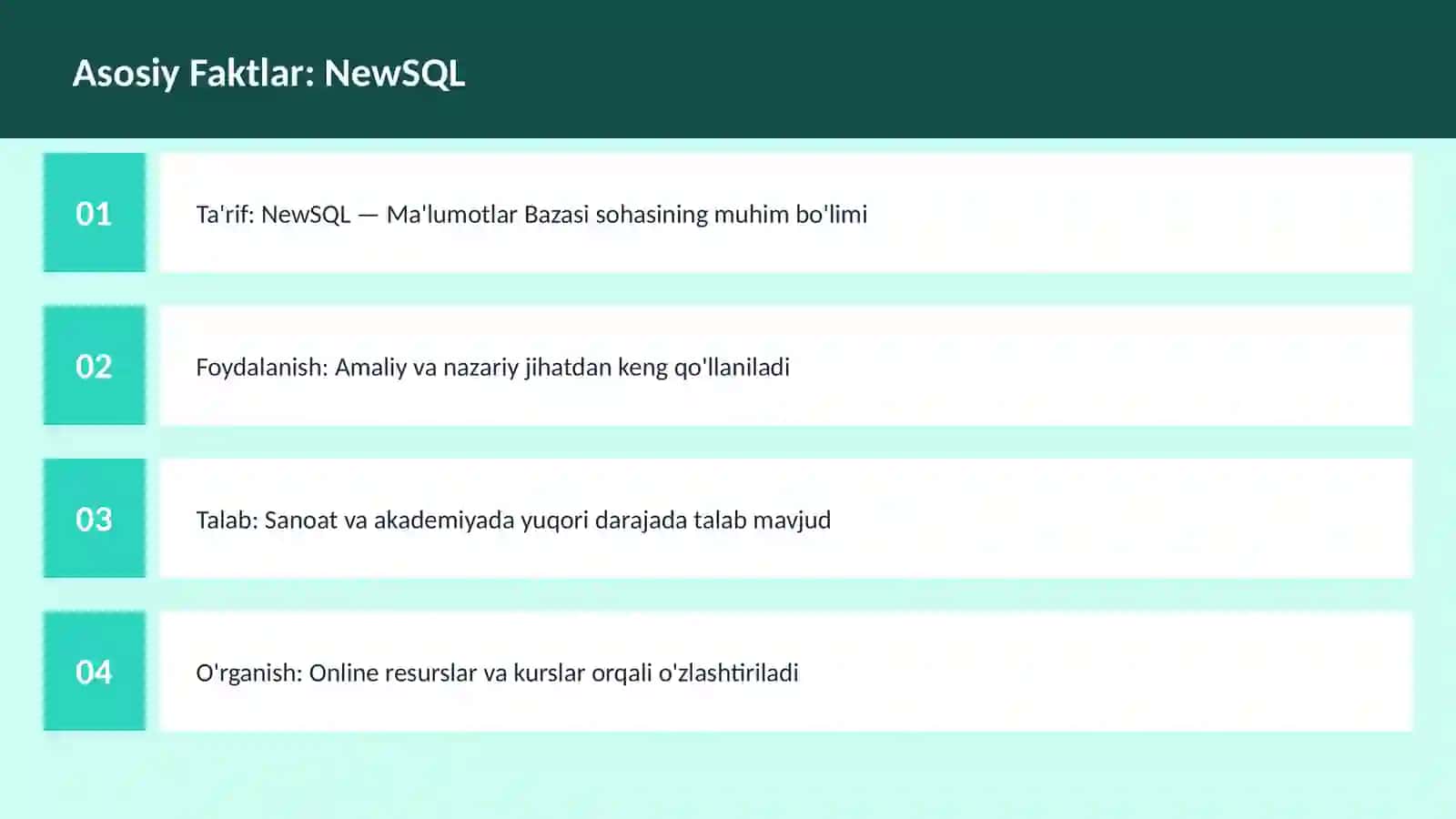 NewSQL 3