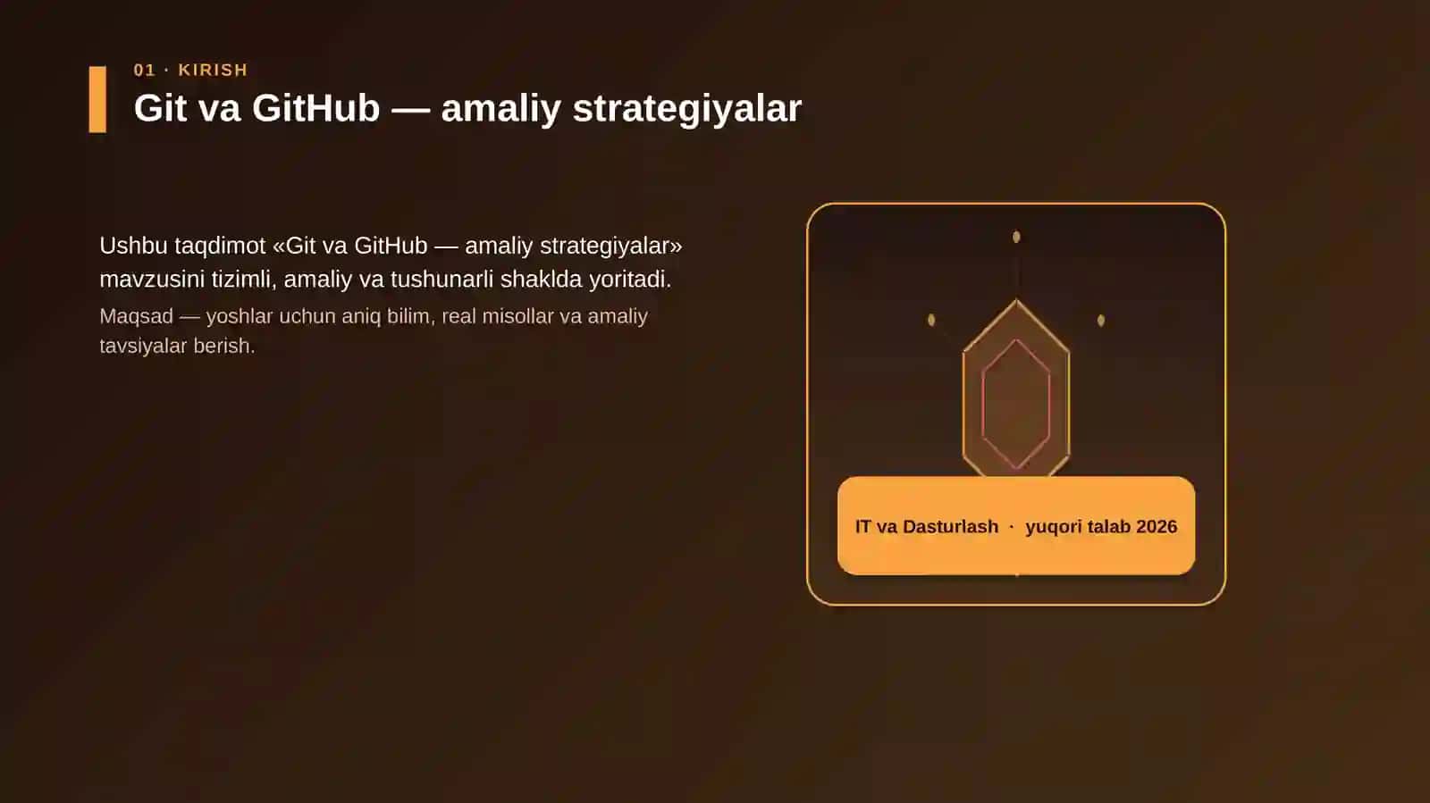 Git va GitHub — amaliy strategiyalar 3