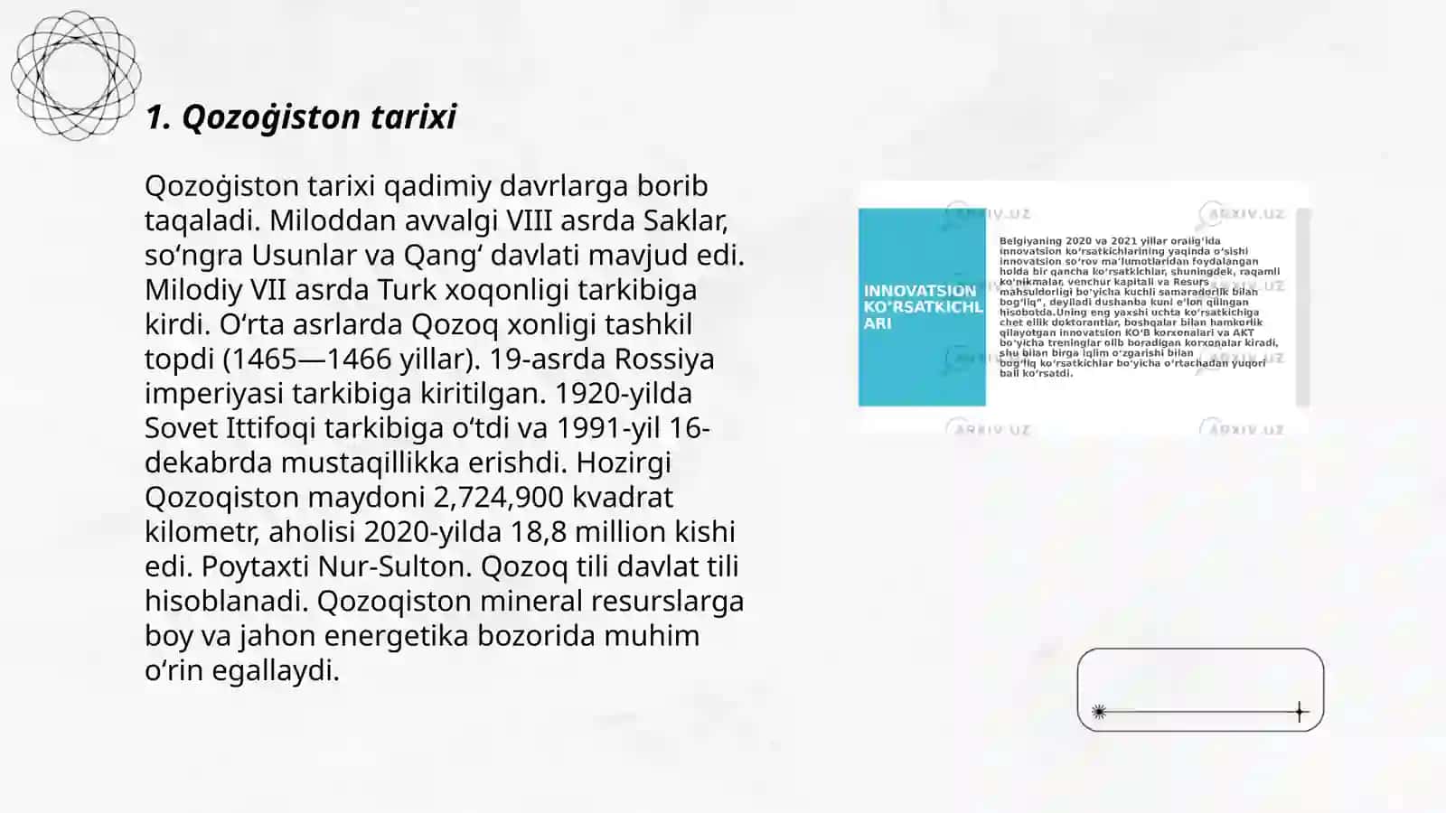 Qozoģiston tarixi 3