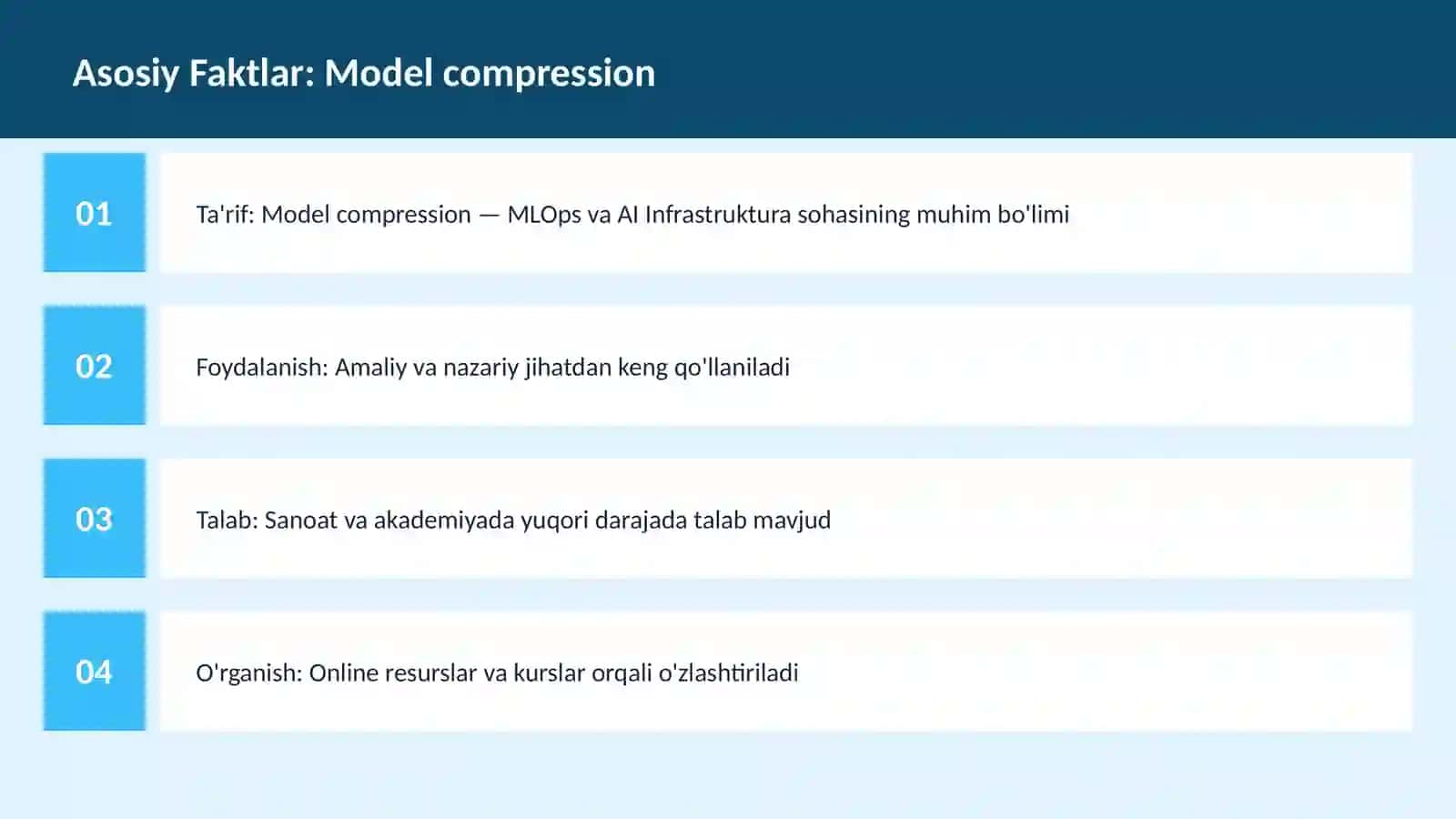 Model compression 3
