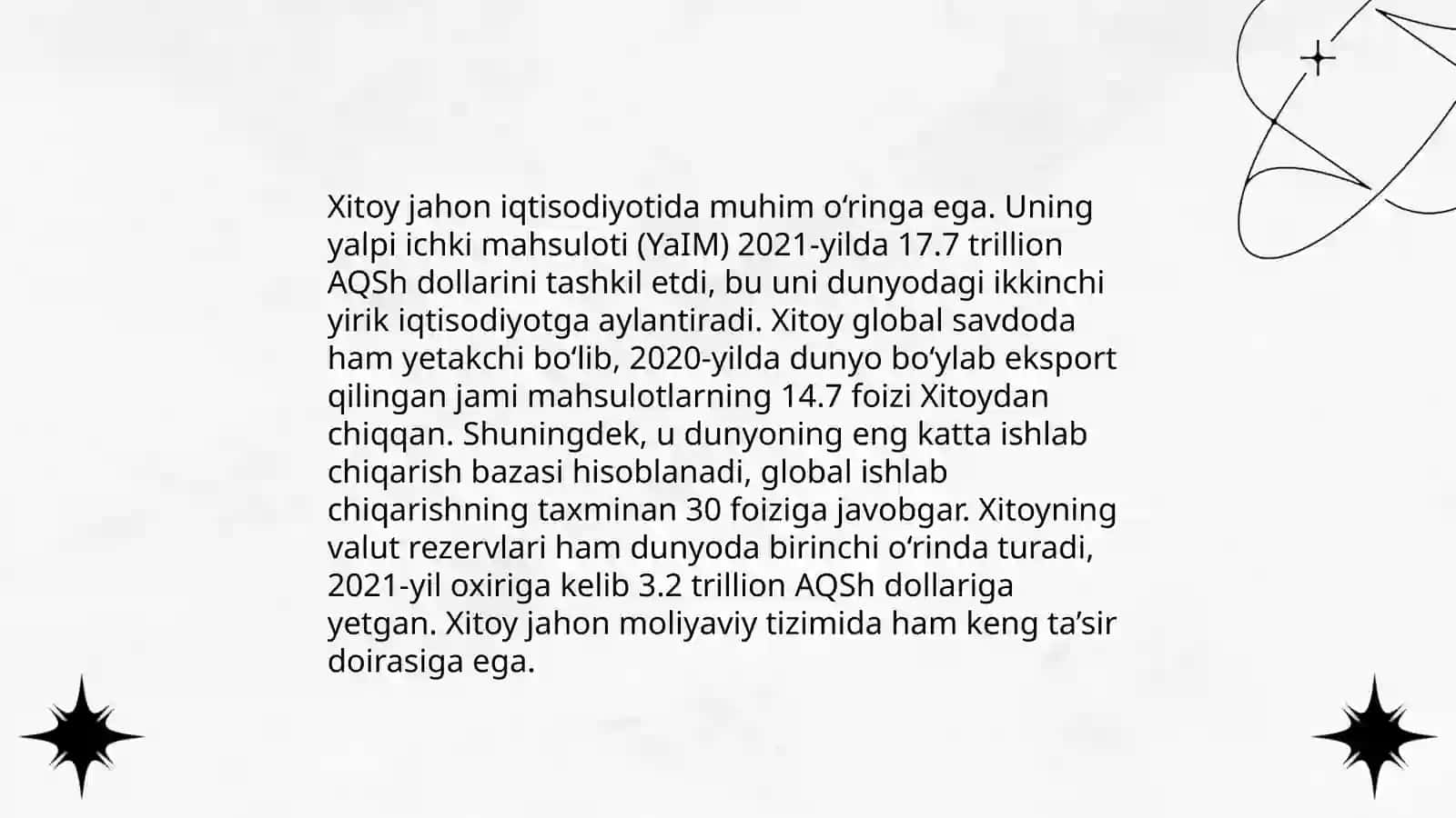 Xitoy Iqtisodiyoti 3