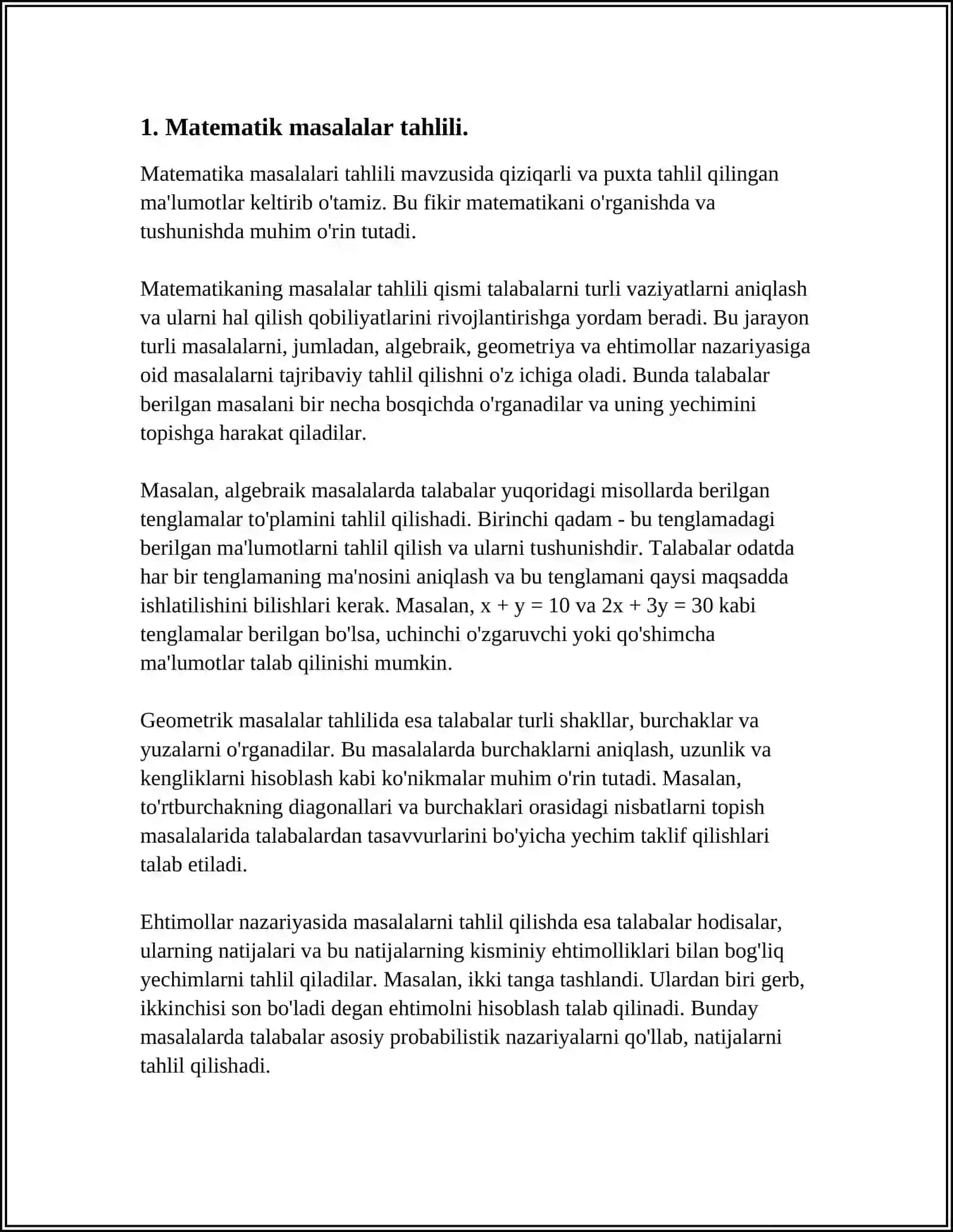 MASAL JANRIGA XOS MATNLAR USTIDA ISHLASH METODIKASI 3