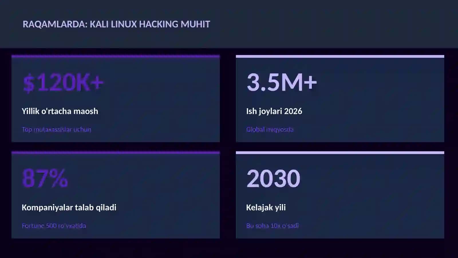 Kali Linux hacking muhit 3