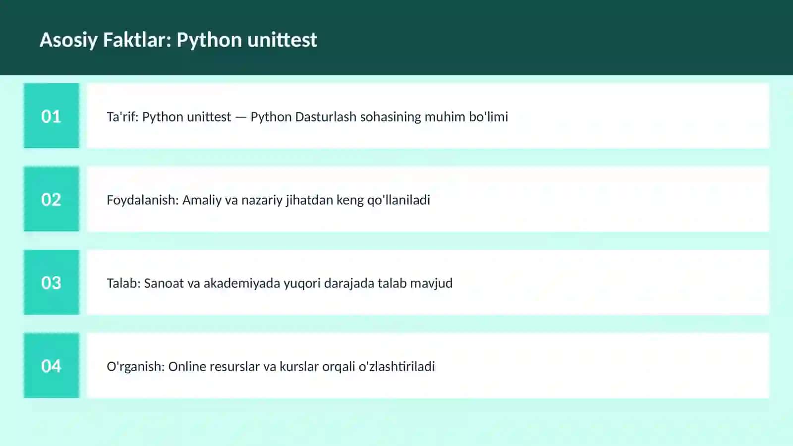 Python unittest 3