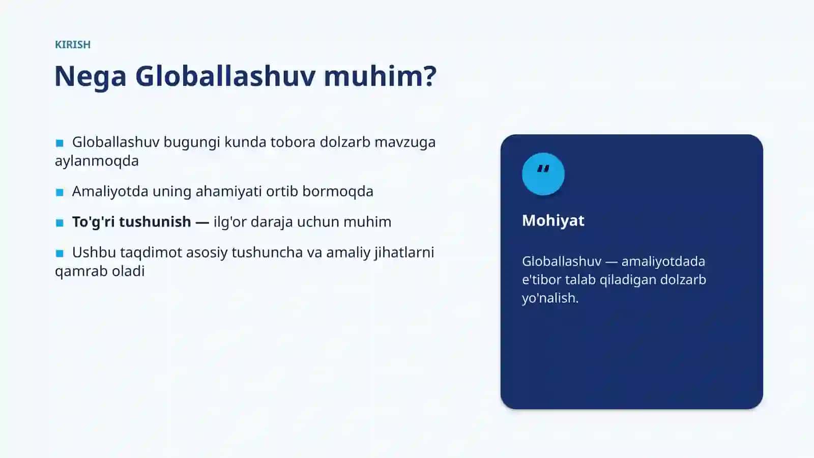 Globallashuv 3