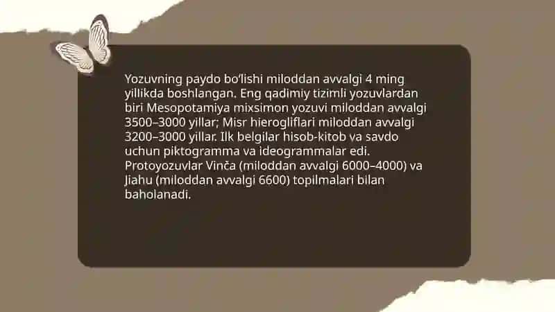 Yozuv tarixi 3