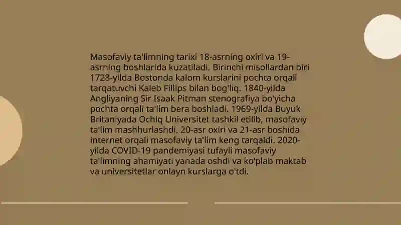 Masofaviy ta'lim texnologiyalari 3