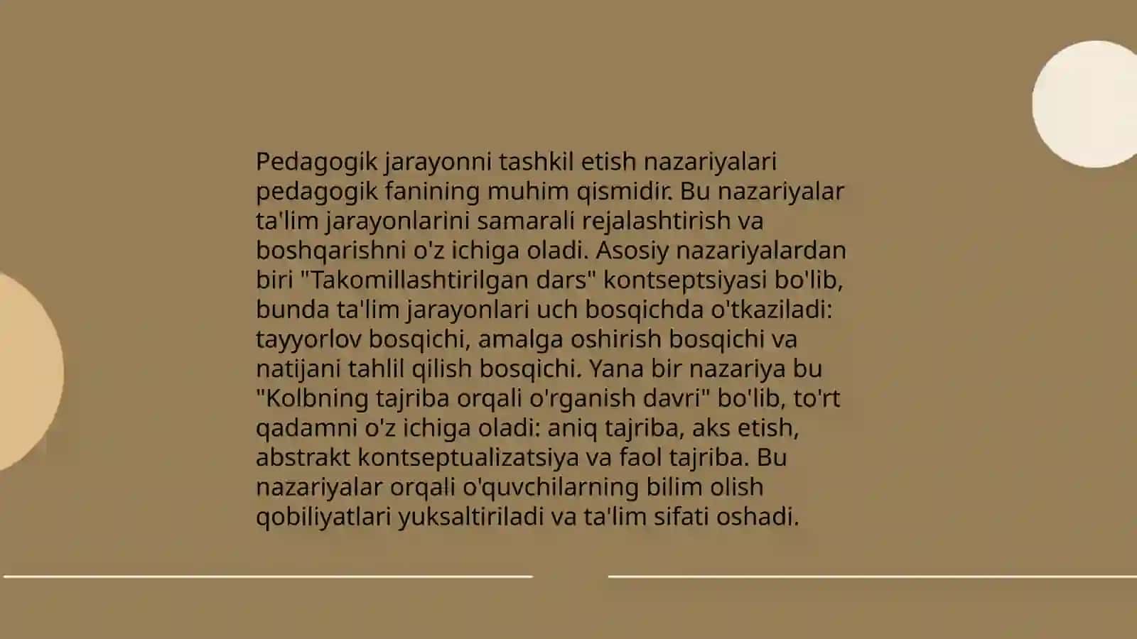Pedagogik faoliyatni ilmiy tashkil etish 3