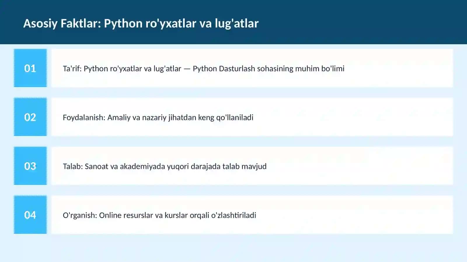 PYTHON DASTURLASH 3