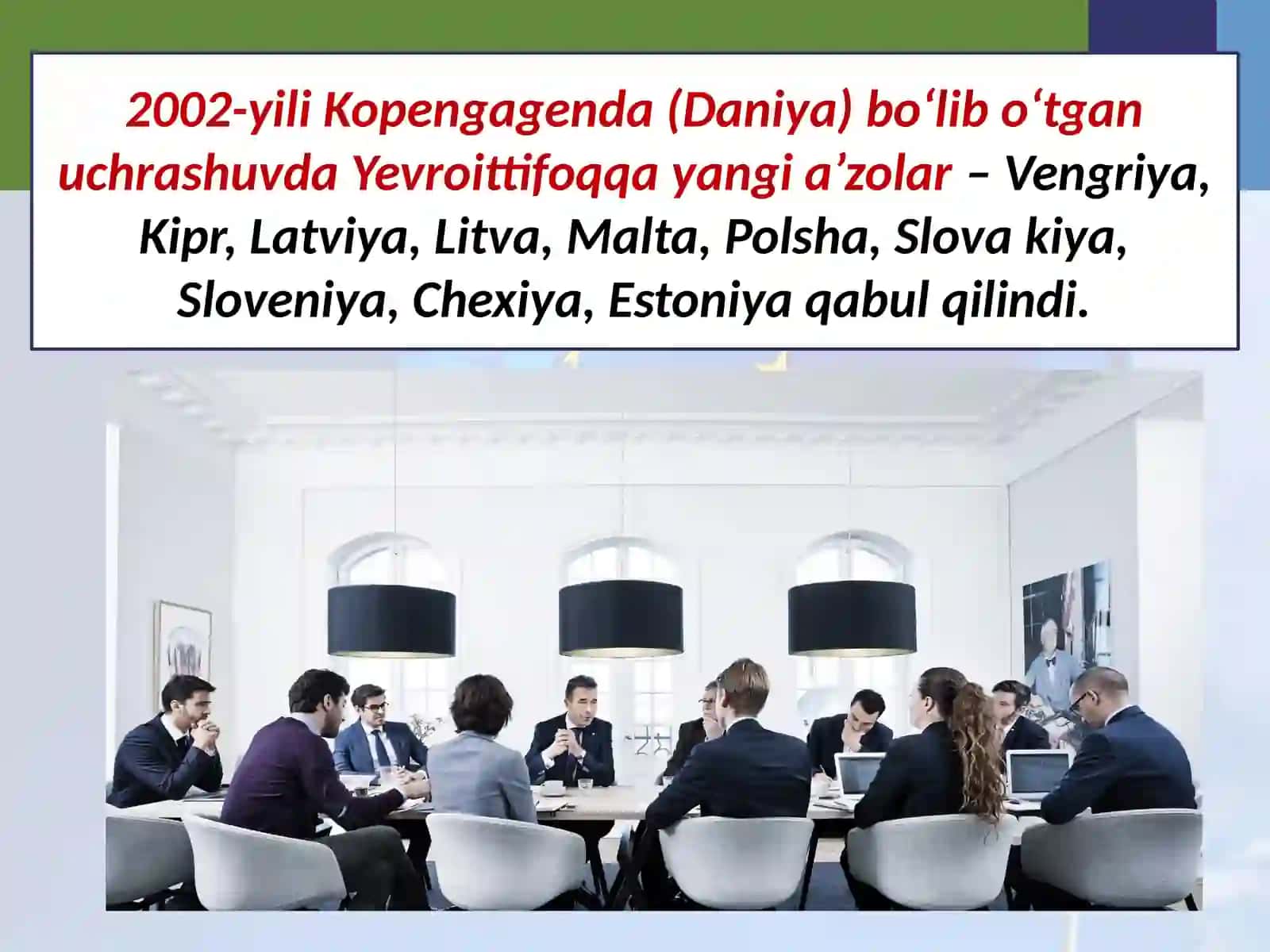 G‘arb mamlakatlarida integratsiyalashuv jarayonlarining jadallashuvi. Yevropa ittifoqi va AQSH munosabatlari 3