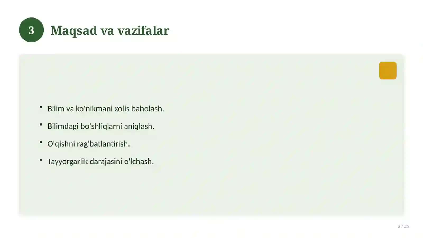 Musiqa madaniyati fanidan 9-sinf: mavzulashtirilgan nazorat ishi va tahlil 3