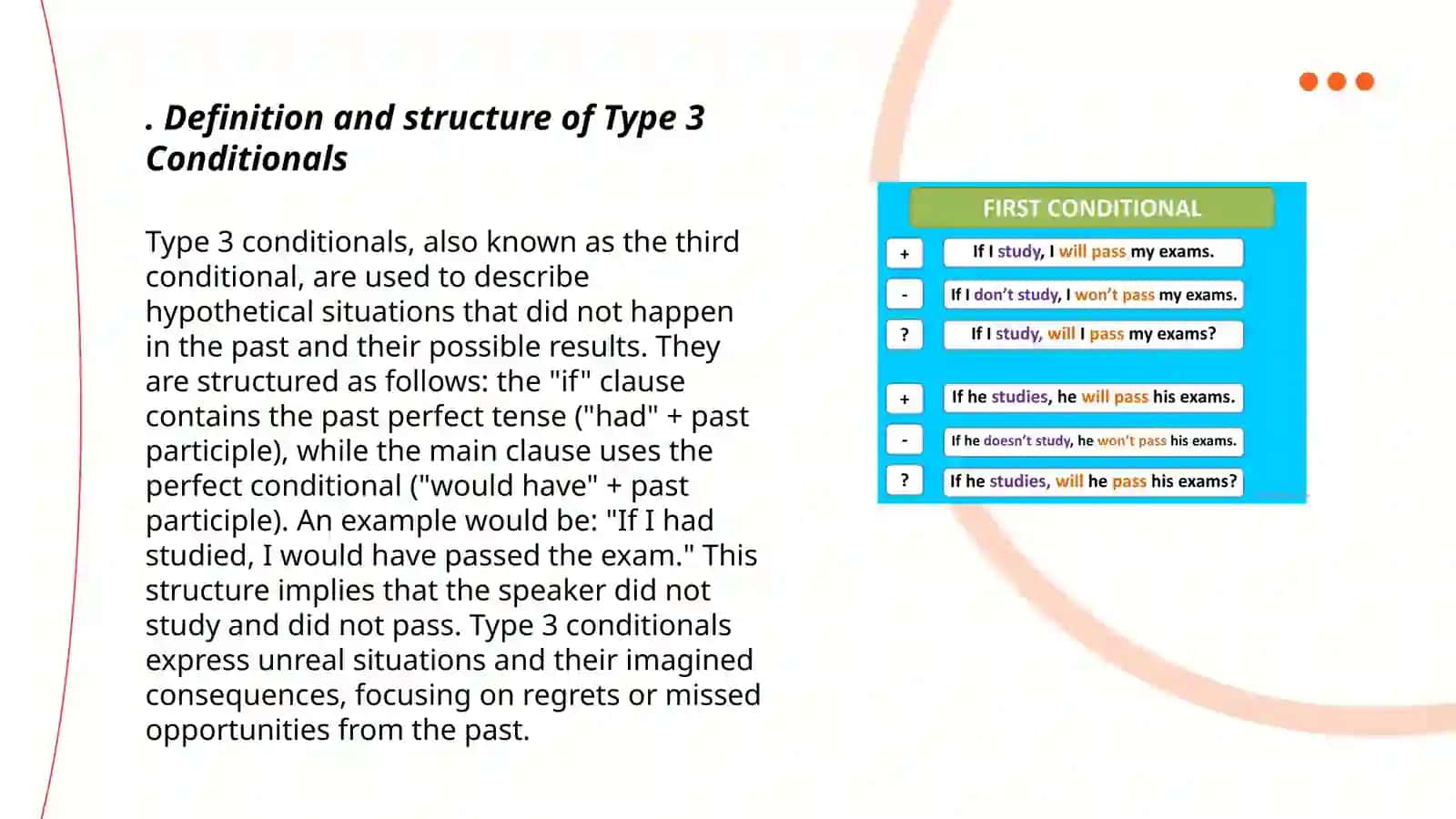 Type 3 Conditionals 3