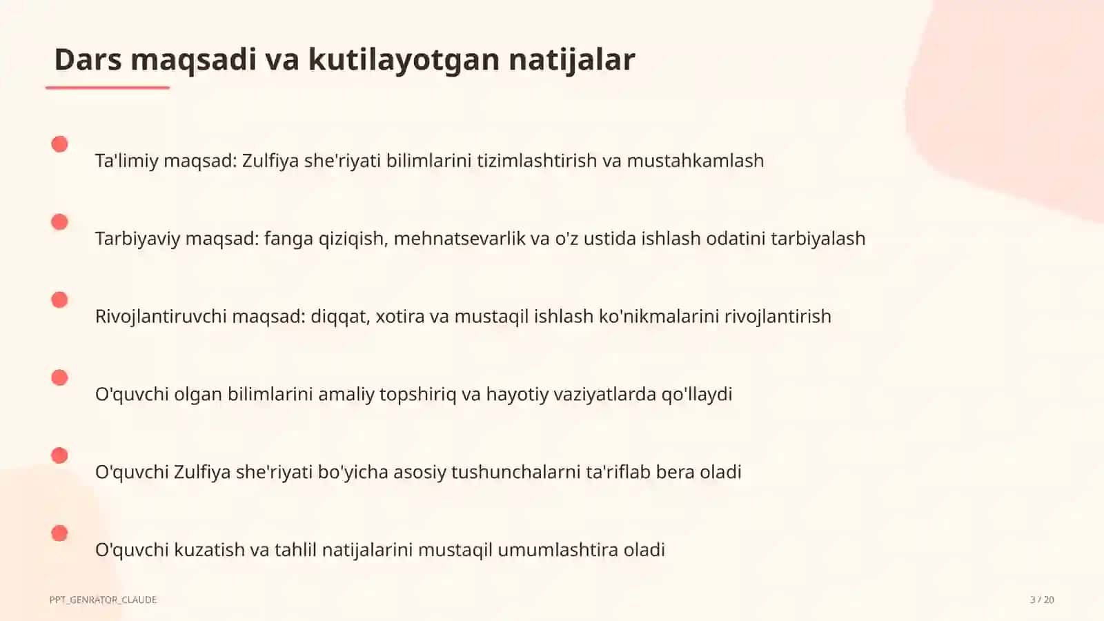 Zulfiya she'riyati (6-sinf) 3