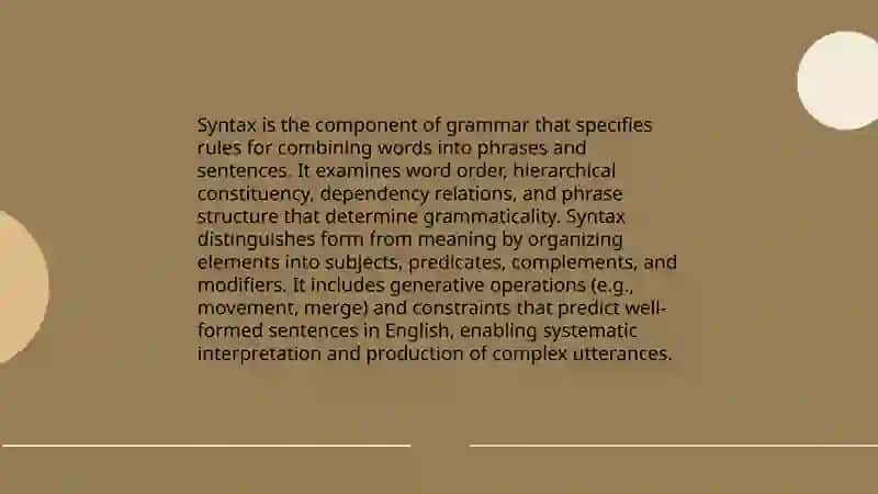 What is Syntax 3
