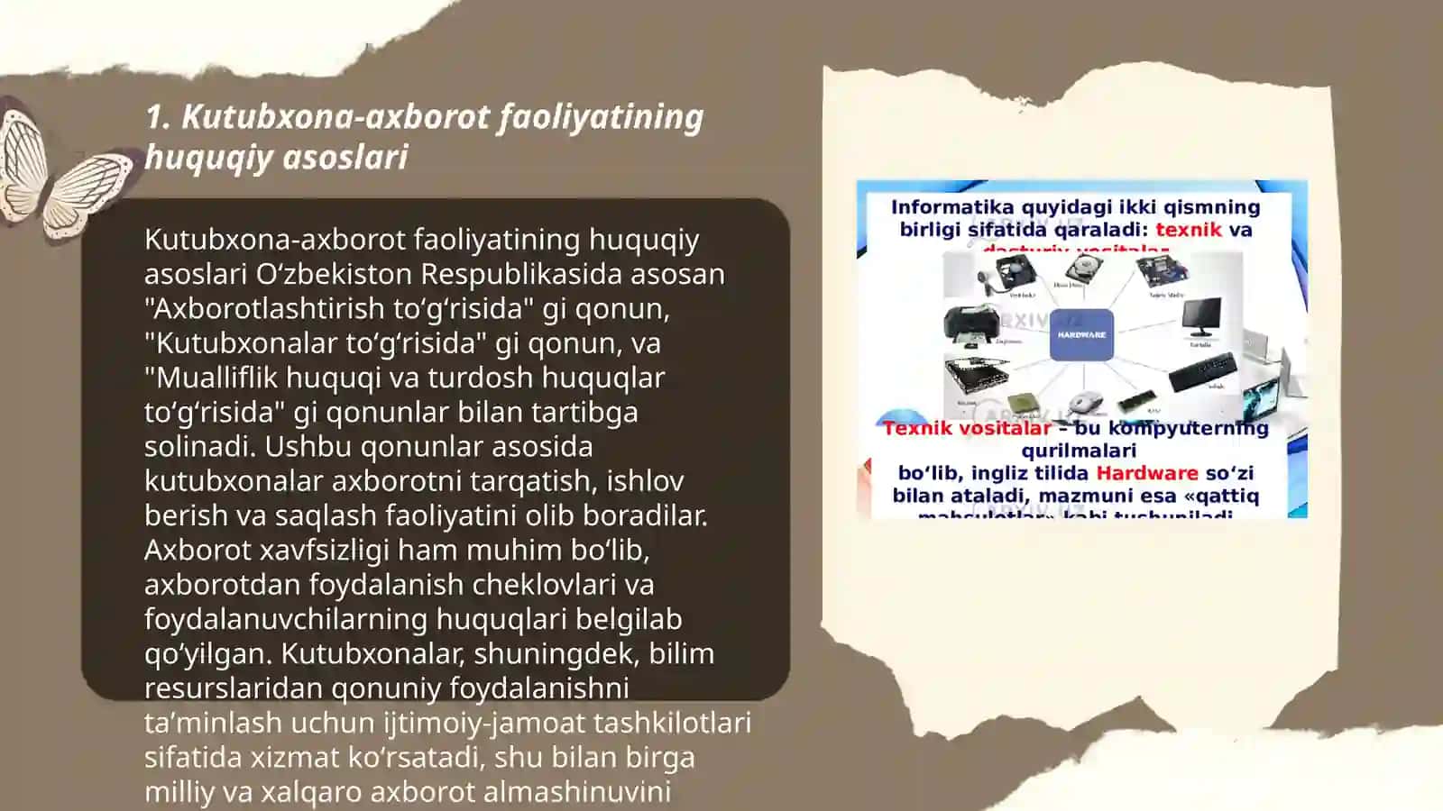 Me'yoriy-huquqiy hujjatlar bilan ishlash 3