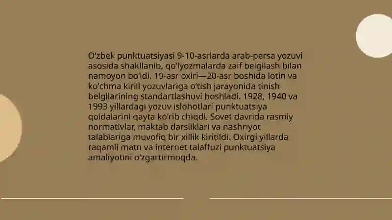 Oʻzbek punktuatsiyasi tarixi va nazariy asoslari 3