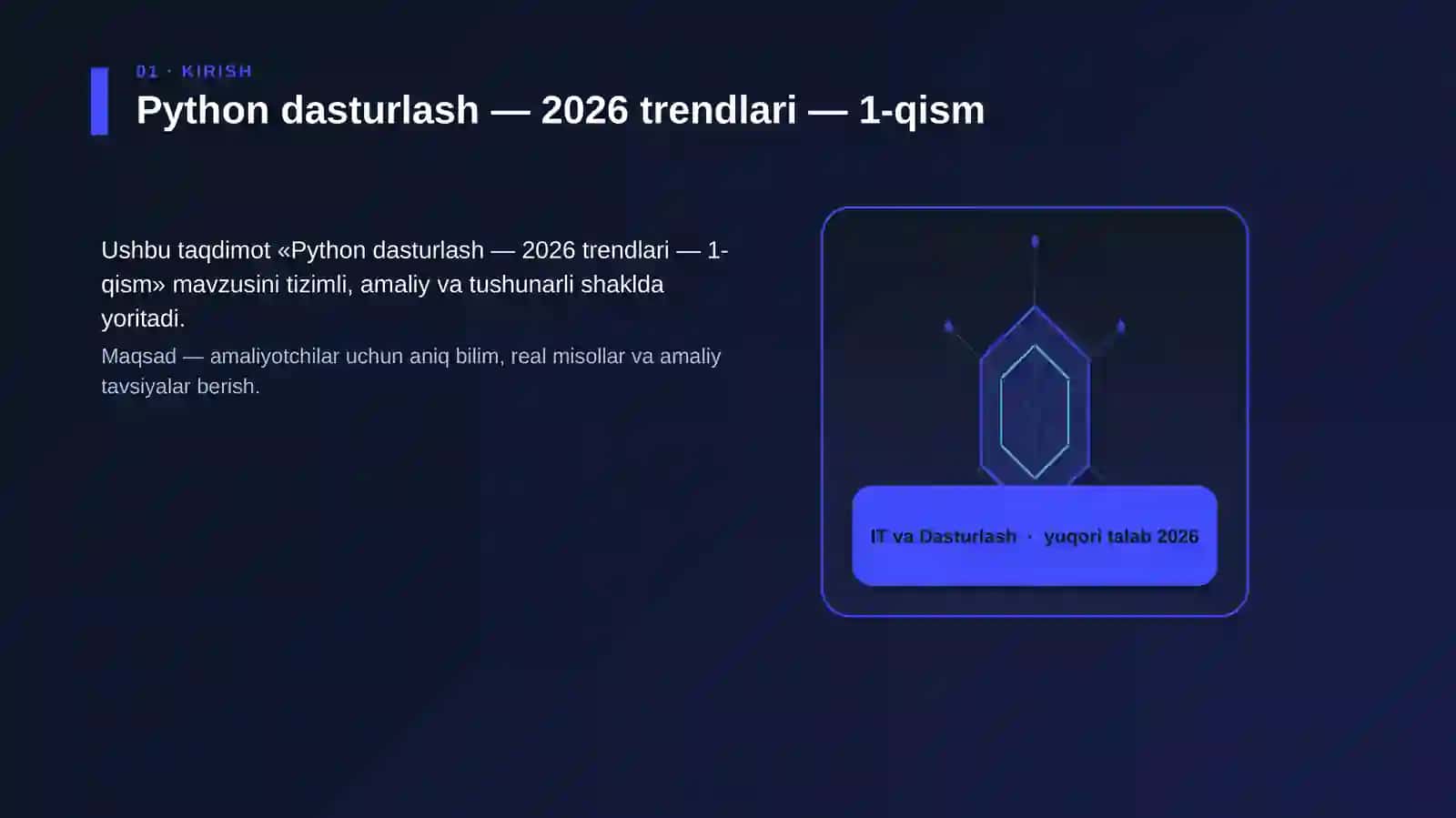 Python dasturlash — 2026 trendlari — 1-qism 3