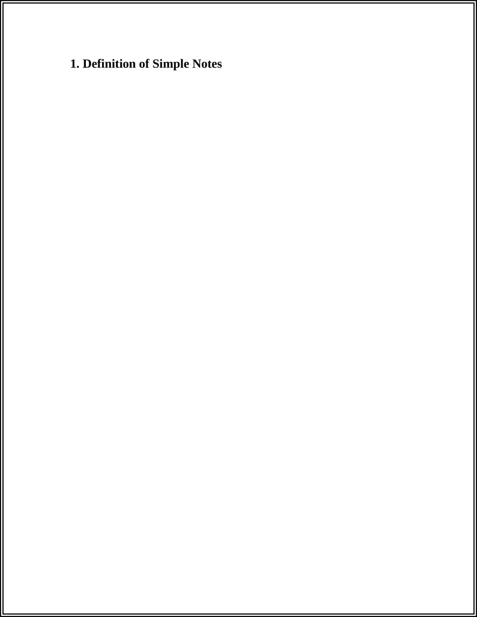 SIMPLE NOTES 3