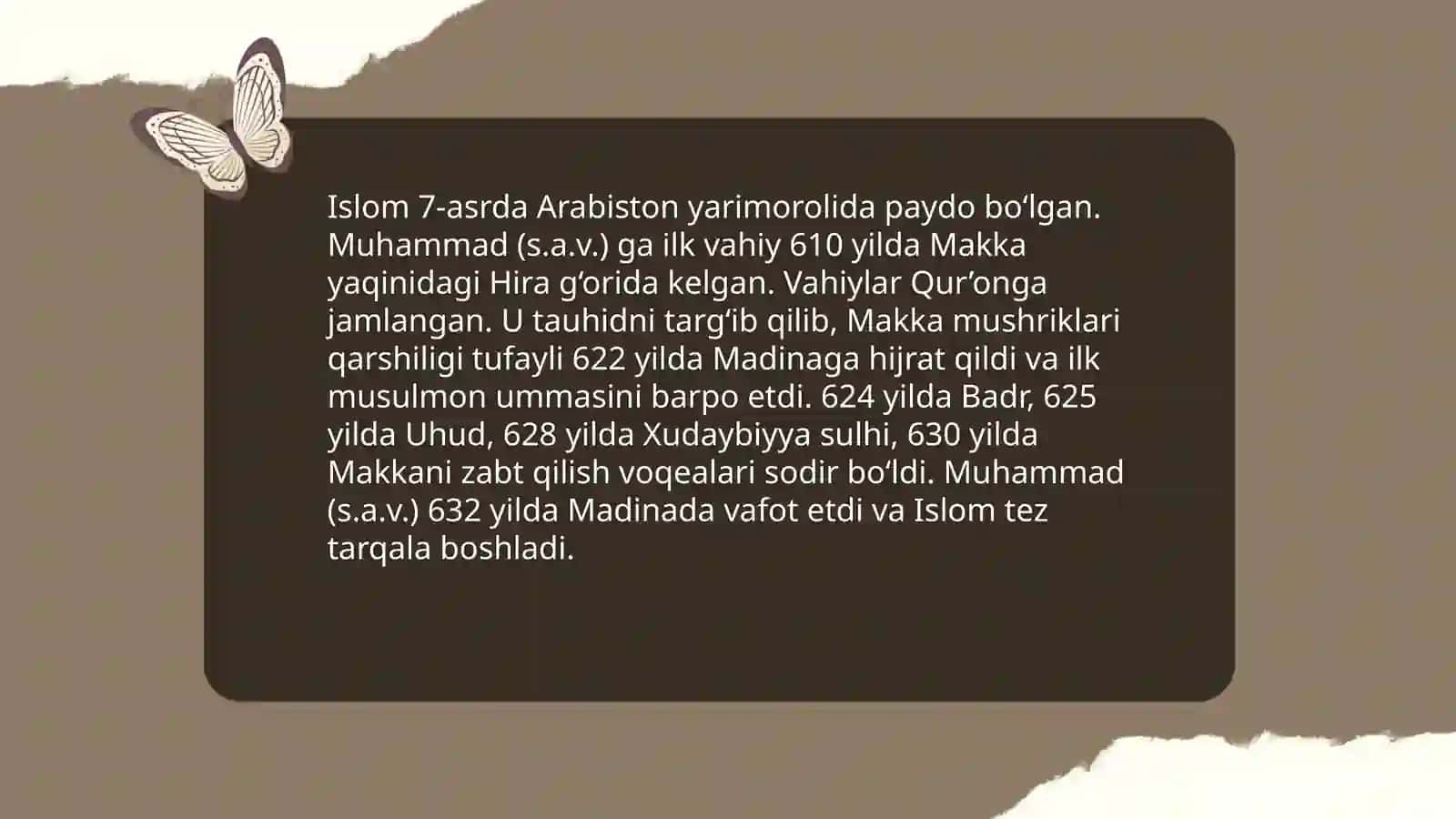 Islom dini tarixi 3