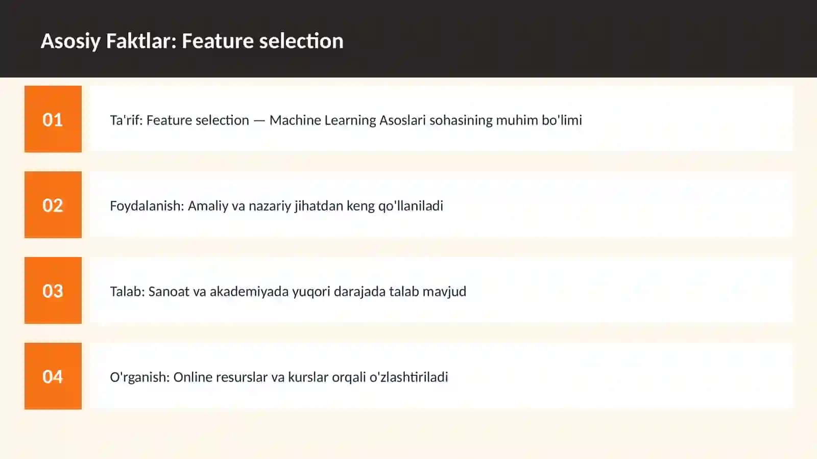AI | MACHINE LEARNING ASOSLARI 3