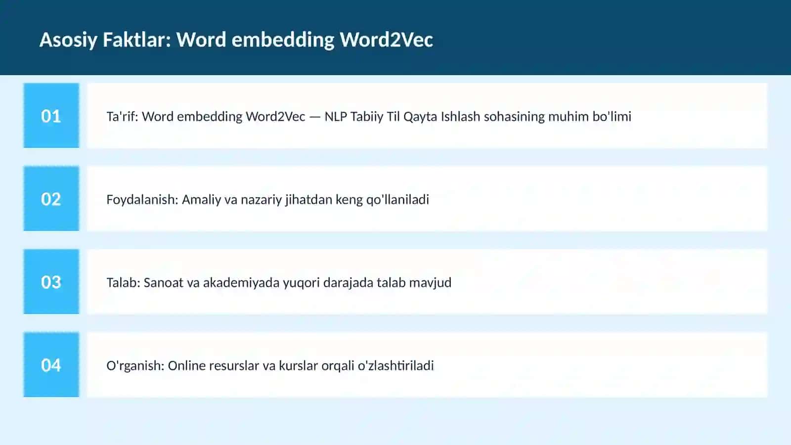 Word embedding Word2Vec 3