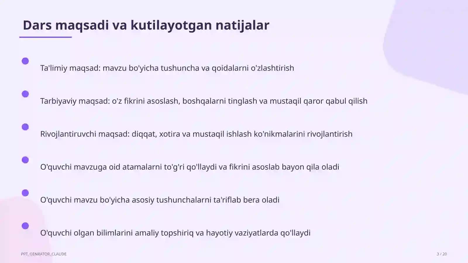 Relyef shakllari: tog'lar va tekisliklar (5-sinf) 3