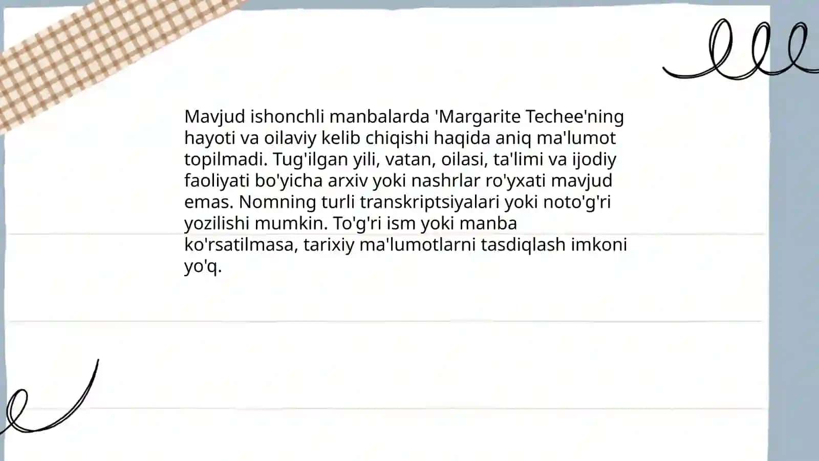 Margarite Techee 3