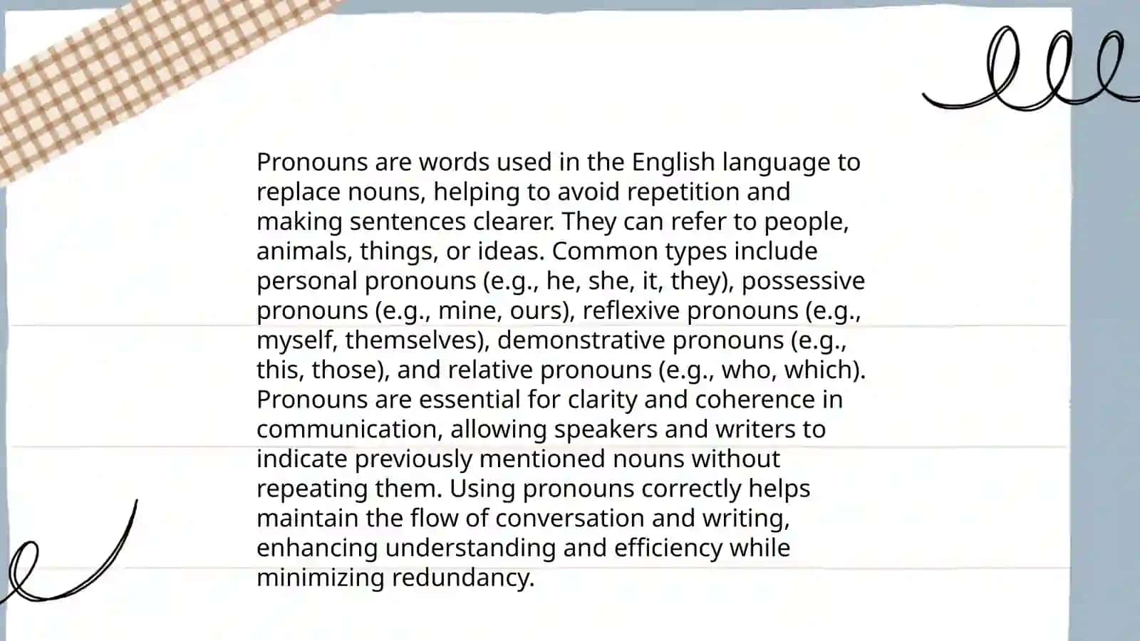 What is a pronoun 3
