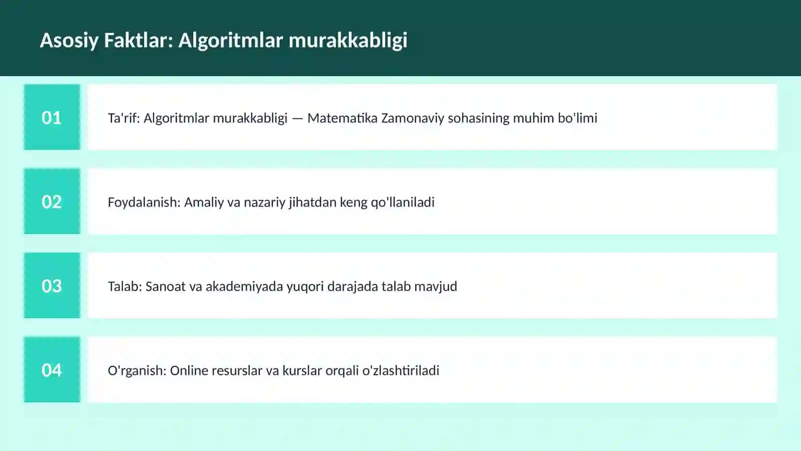 Algoritmlar murakkabligi 3