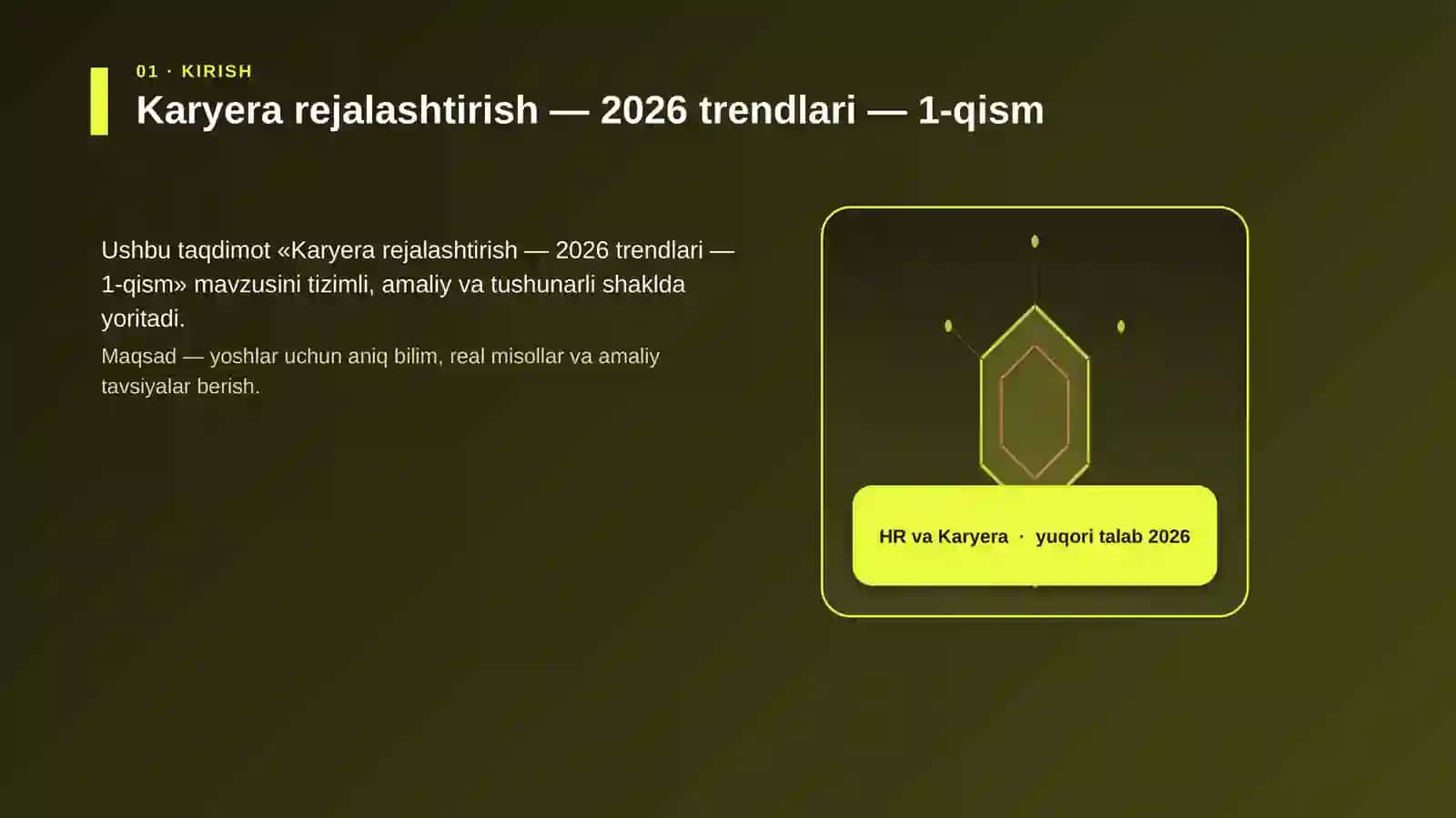 Karyera rejalashtirish — 2026 trendlari — 1-qism 3