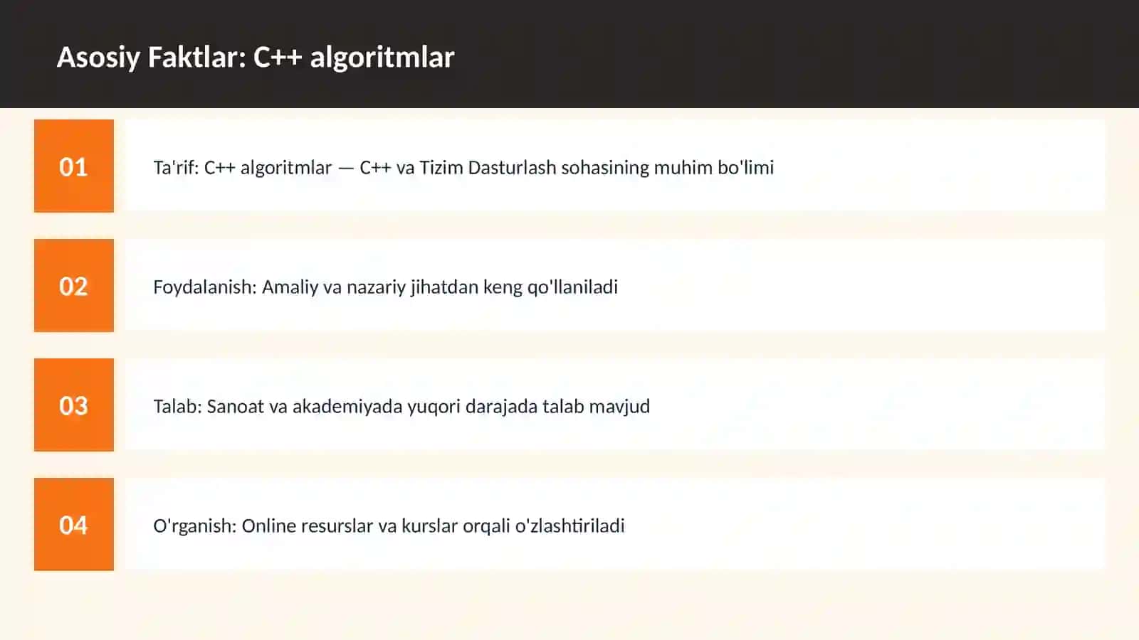 C++ algoritmlar 3
