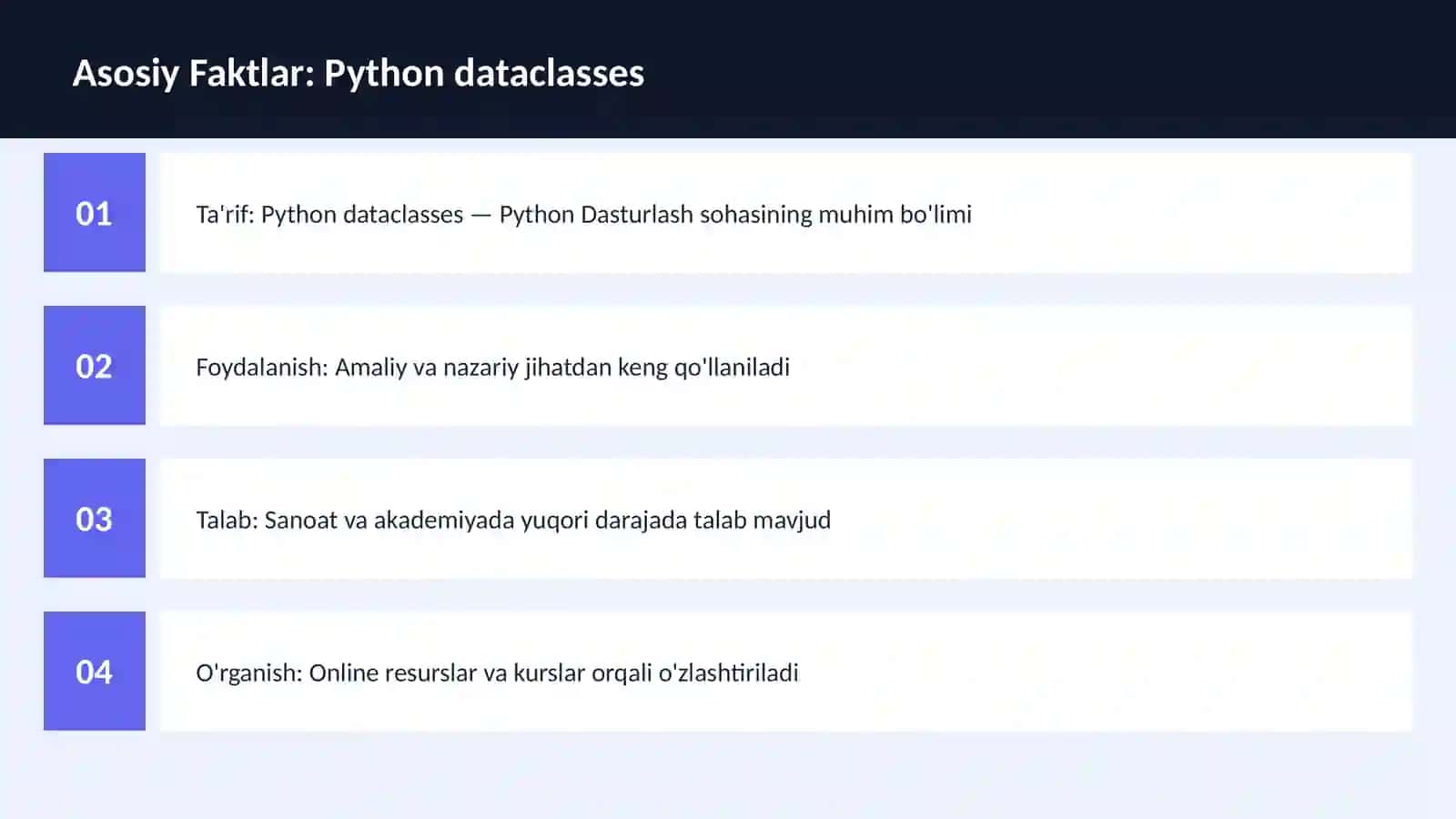 Python dataclasses 3