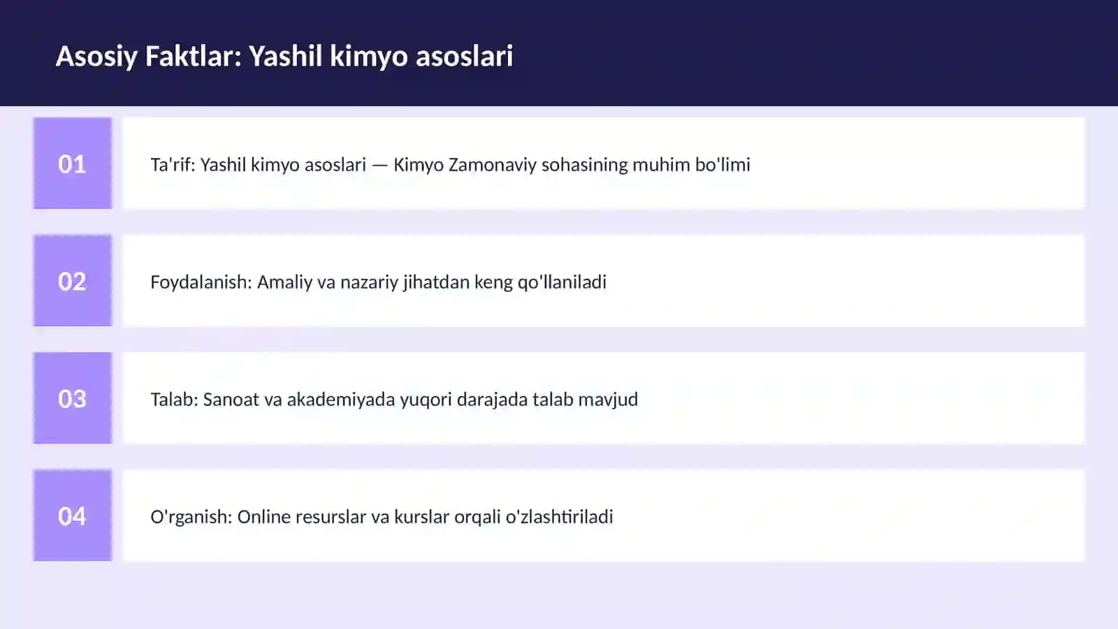 Yashil kimyo asoslari 3