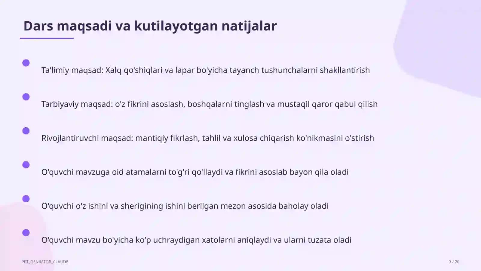 Tasviriy san'at va musiqa (1– 7) - o'qituvchilar uchun 3