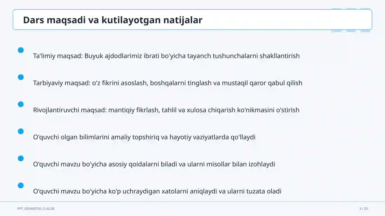 Buyuk ajdodlarimiz ibrati (6-sinf) 3