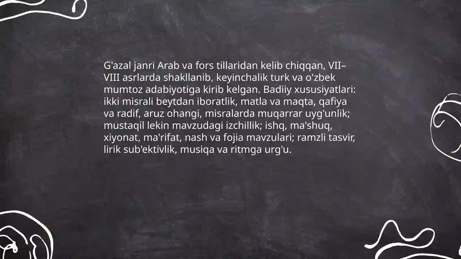 Mumtoz adabiyotda janrlar 3