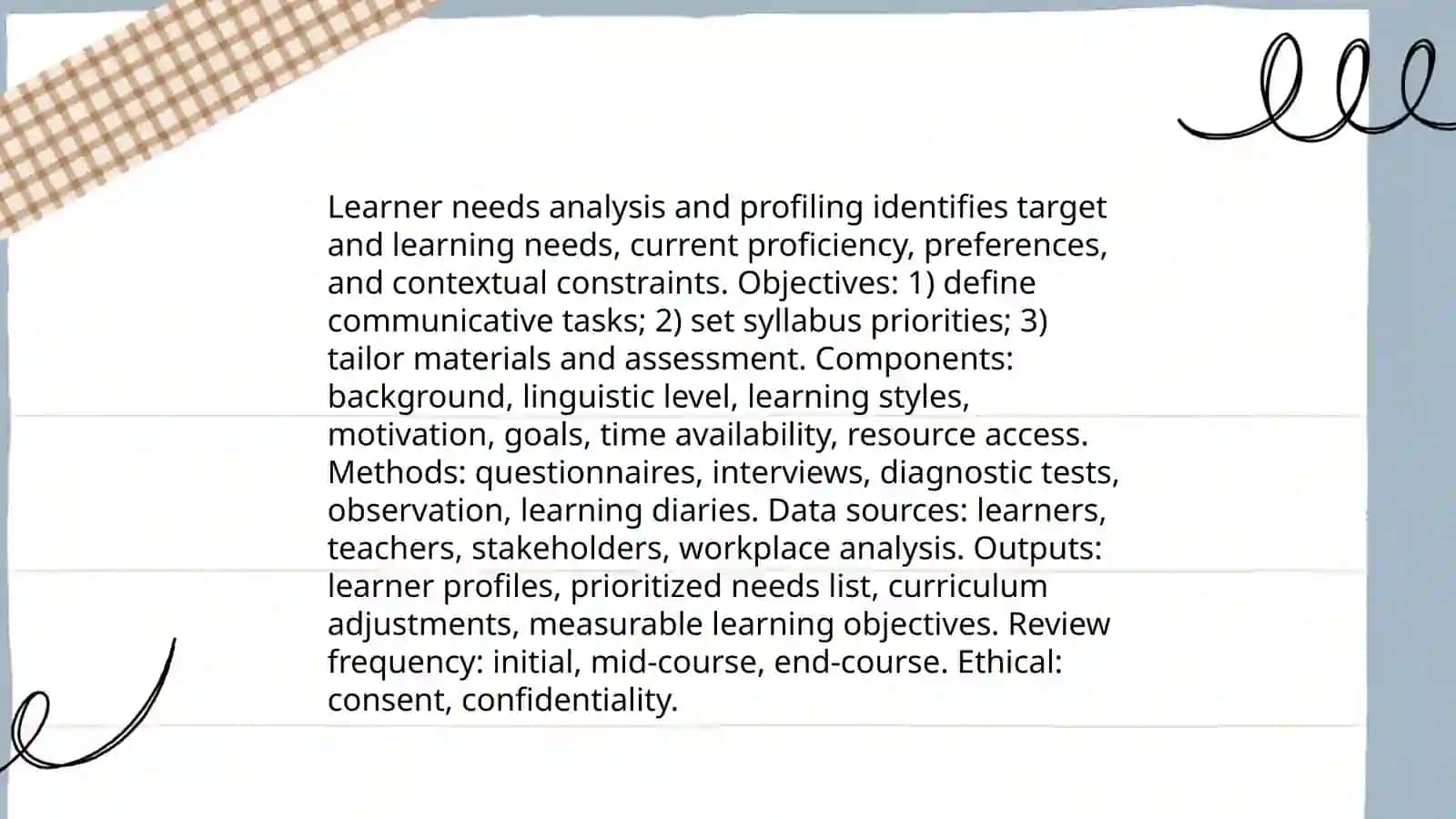 Linguadidactic requirements 3