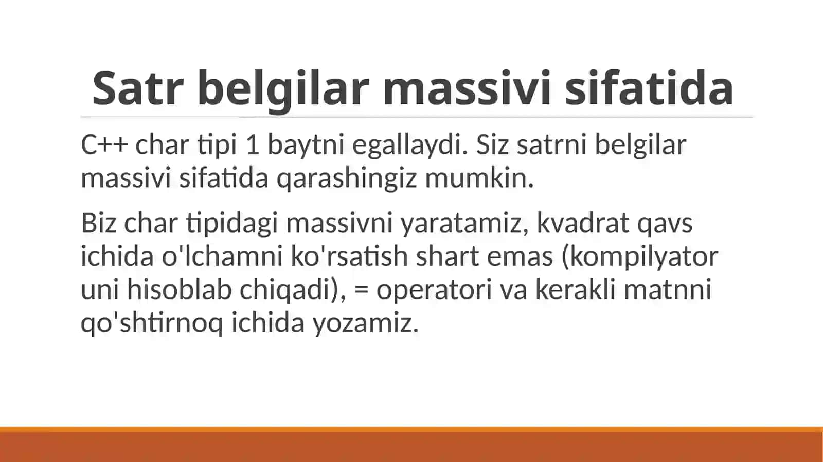 C++ da simvollar bilan ishlash 3