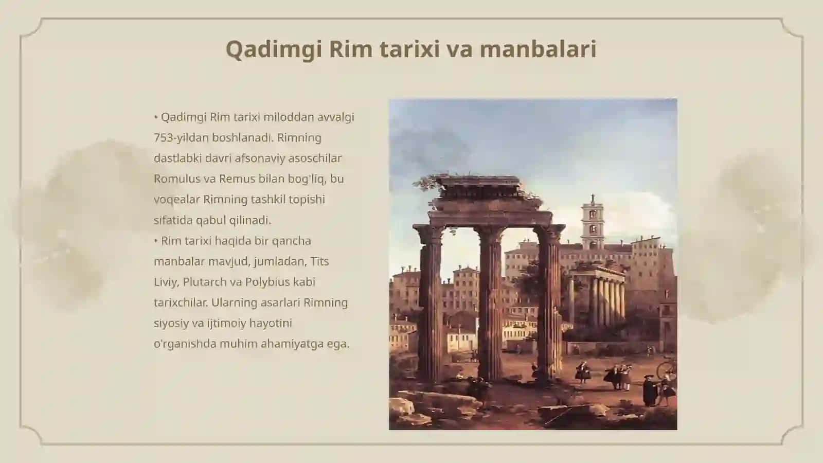 Qadimgi Rimda davlatning tashkil topishi 3