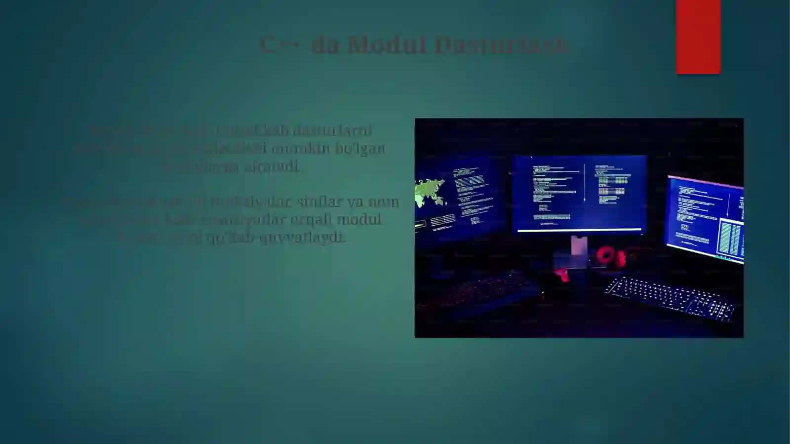 Modul Dasturlash 3