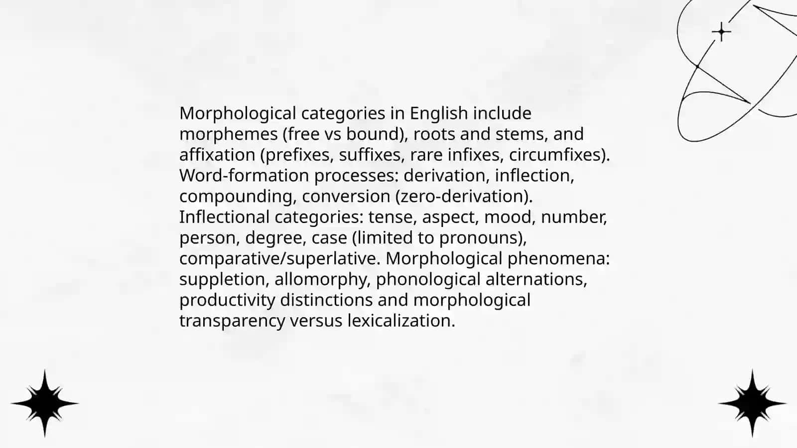 Categorial structure of the word 3