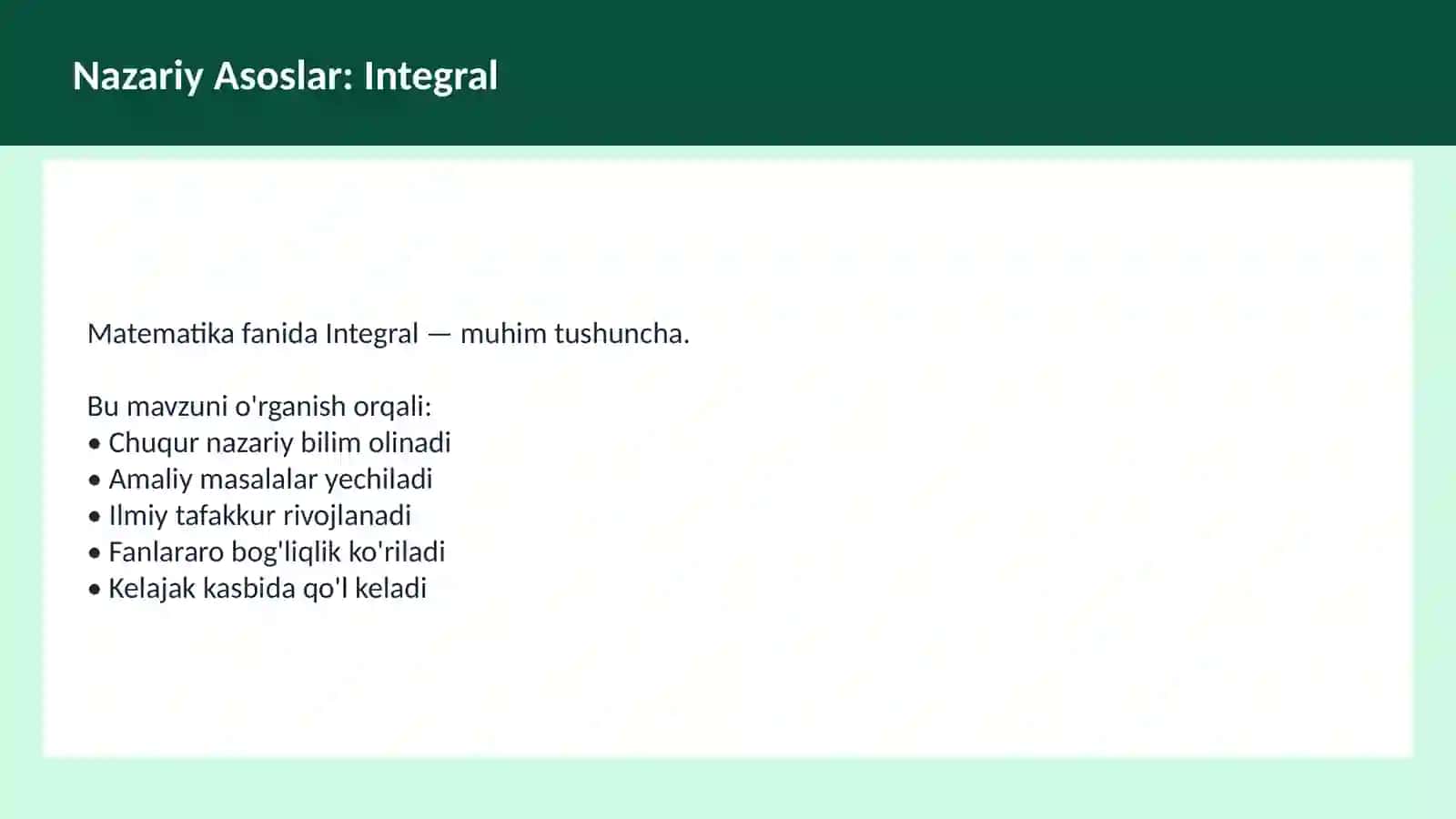 Matematika Limitlar 3
