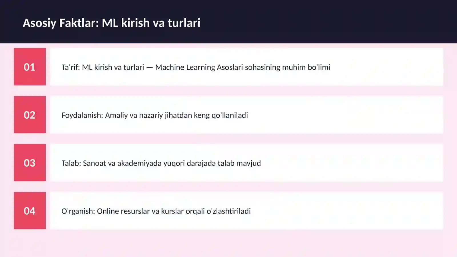 AI | MACHINE LEARNING ASOSLARI 3