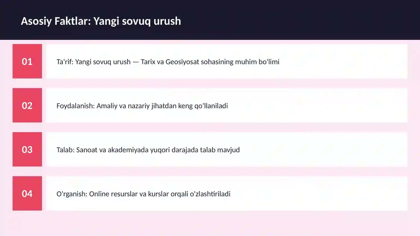 Yangi sovuq urush 3