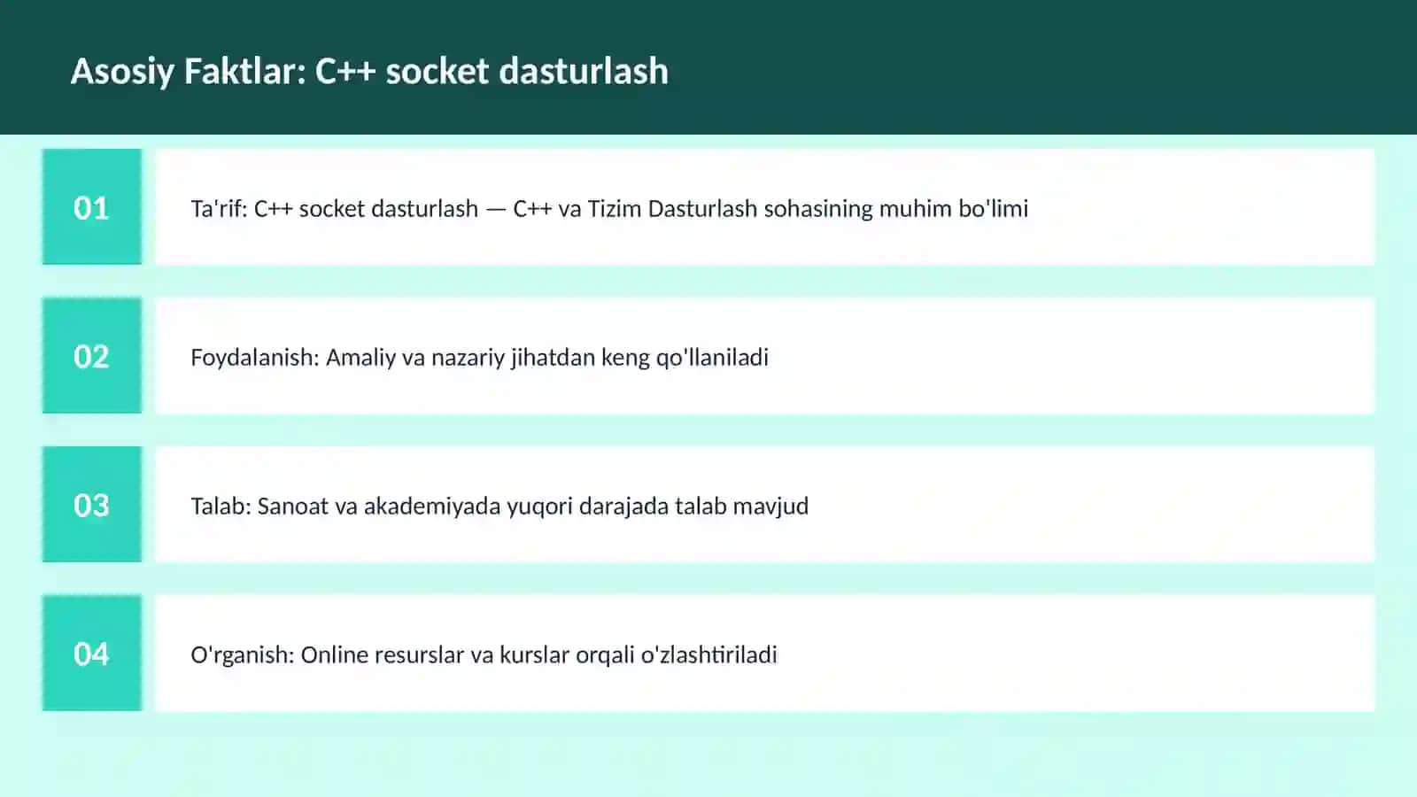 C++ VA TIZIM DASTURLASH 3