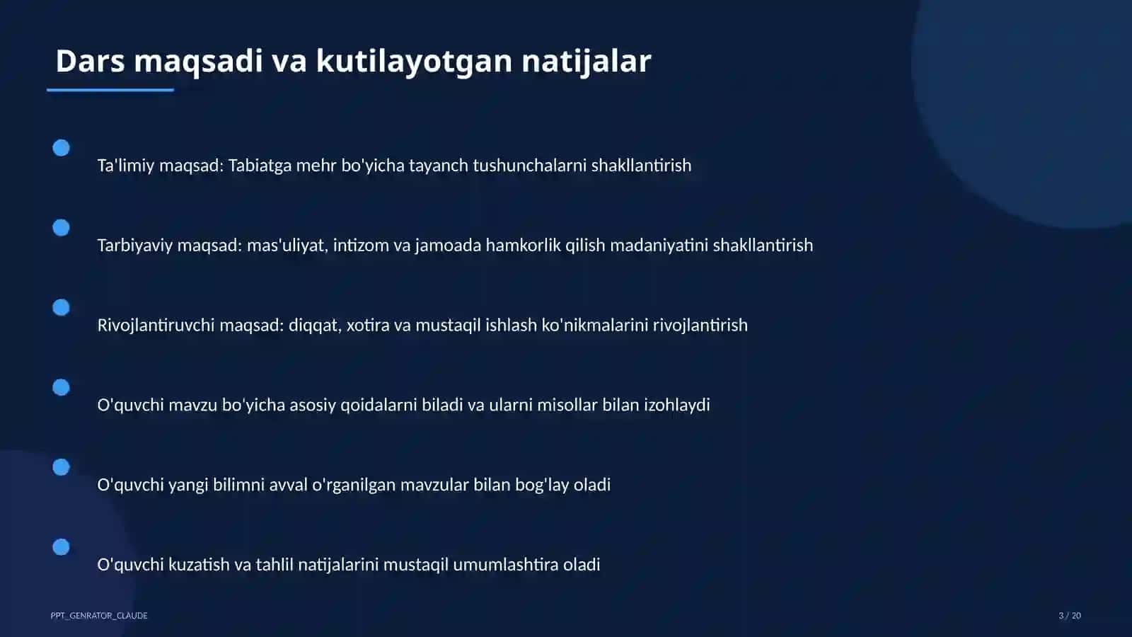 Tabiatga mehr (3-sinf) 3